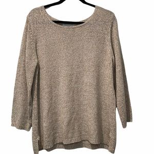 White Stag Knitted Beige Sweater Size XL 16/18